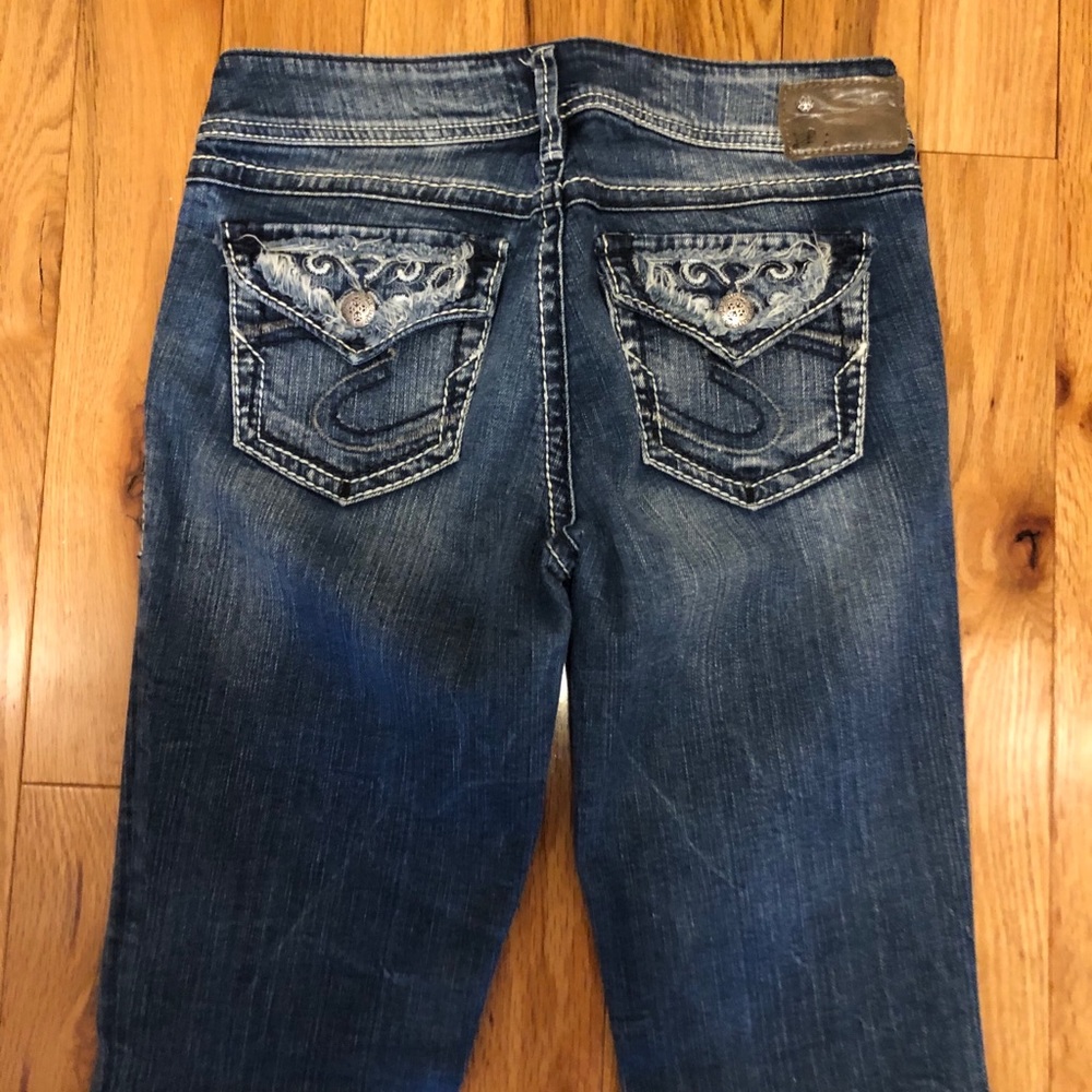 Silver jeans Suki mid bootcut 27x34